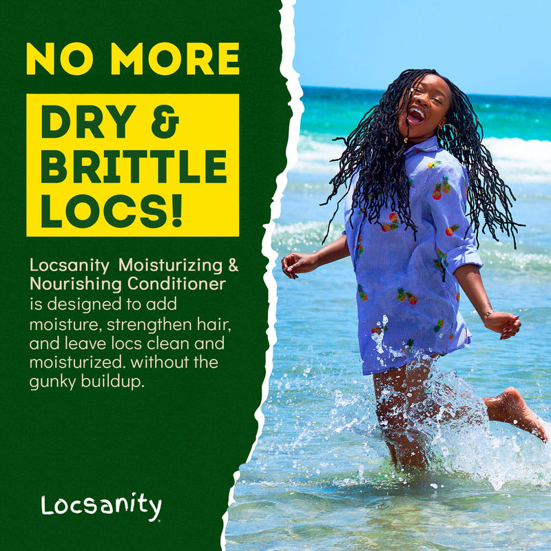 Locsanity Rosewater and Peppermint Moisturizing and Nourishing Conditioner Shampoo & Conditioning
