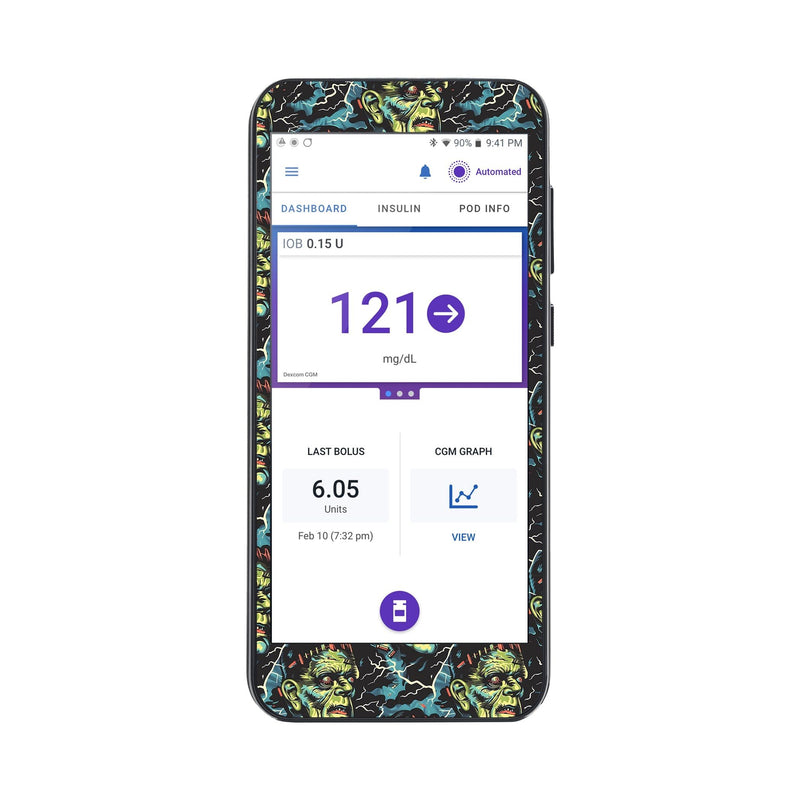 Peelz Frankie Sticker for Omnipod® 5 Controller – Pump Peelz Peelz/Stickers