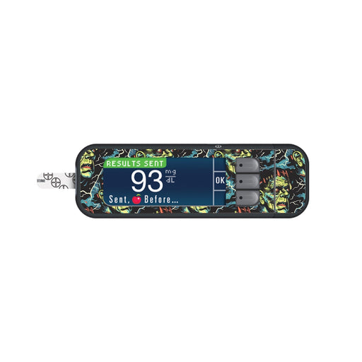 Peelz Frankie for Bayer Contour Next Glucometer Peelz/Stickers