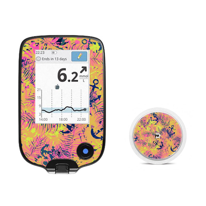 Peelz Electric Island Freestyle Libre 2 Sticker - Pump Peelz Peelz/Stickers