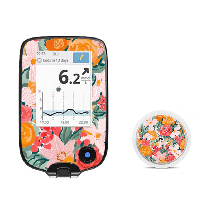 Peelz Blush Blossom Freestyle Libre 2 Peelz/Stickers