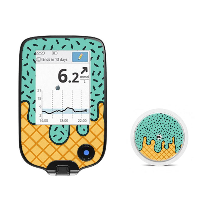 Peelz Ice Cream Social Freestyle Libre 2 Sticker - Pump Peelz Peelz/Stickers