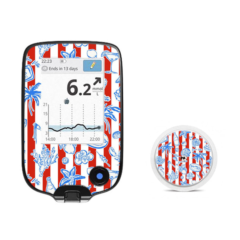 Peelz Spritz Parade Freestyle Libre 2 Sticker - Pump Peelz Peelz/Stickers