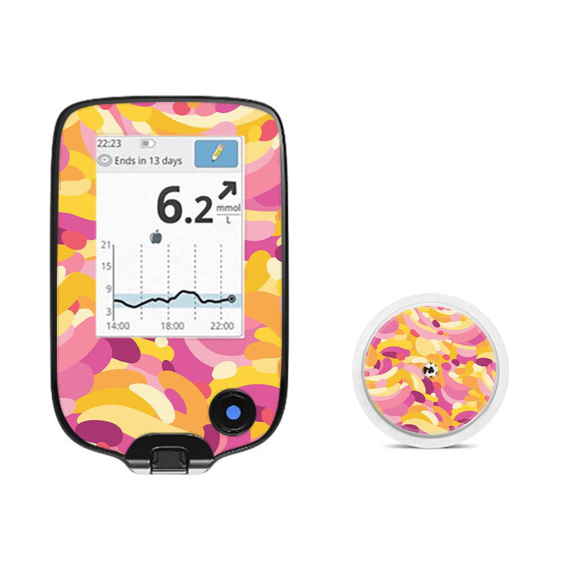 Peelz Jelly Swirl Freestyle Libre 2 Sticker - Pump Peelz Peelz/Stickers