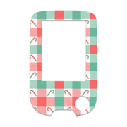 Peelz Peppermint Plaid Freestyle Libre 2 Sticker - Pump Peelz Peelz/Stickers