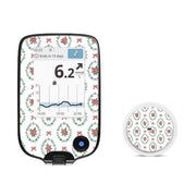 Peelz Poinsettia Parade Freestyle Libre 2 Sticker - Pump Peelz Peelz/Stickers
