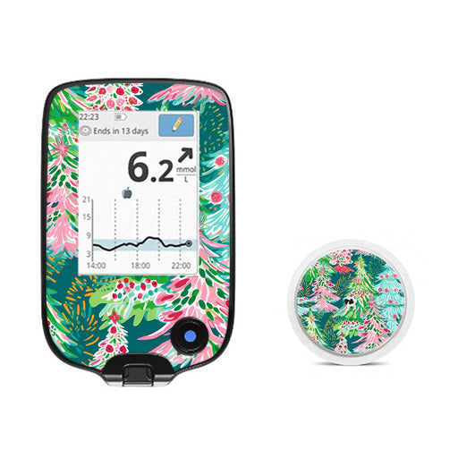 Peelz Festive Forest Freestyle Libre 2 Sticker - Pump Peelz Peelz/Stickers