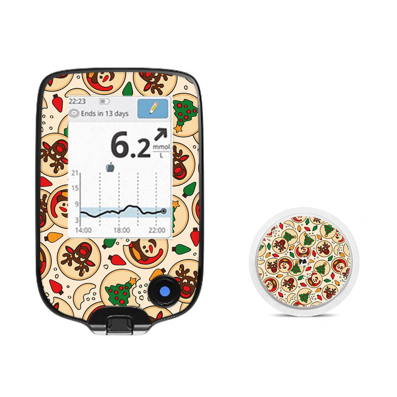 Peelz Santa's Cookies Freestyle Libre 2 Sticker - Pump Peelz Peelz/Stickers