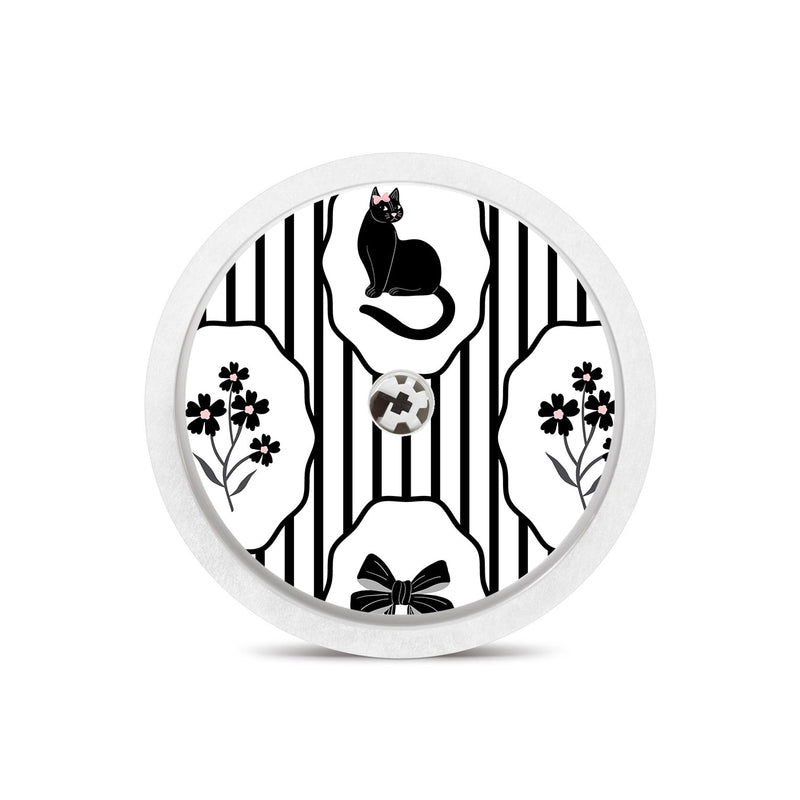 Peelz Midnight Cat Freestyle Libre 2 Sticker - Pump Peelz Peelz/Stickers