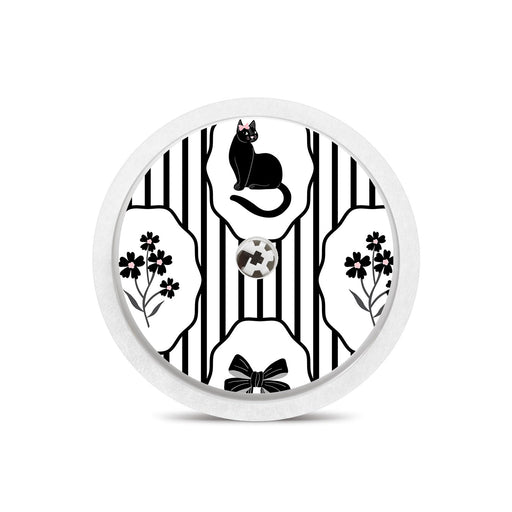 Peelz Midnight Cat Freestyle Libre 2 Sticker - Pump Peelz Peelz/Stickers
