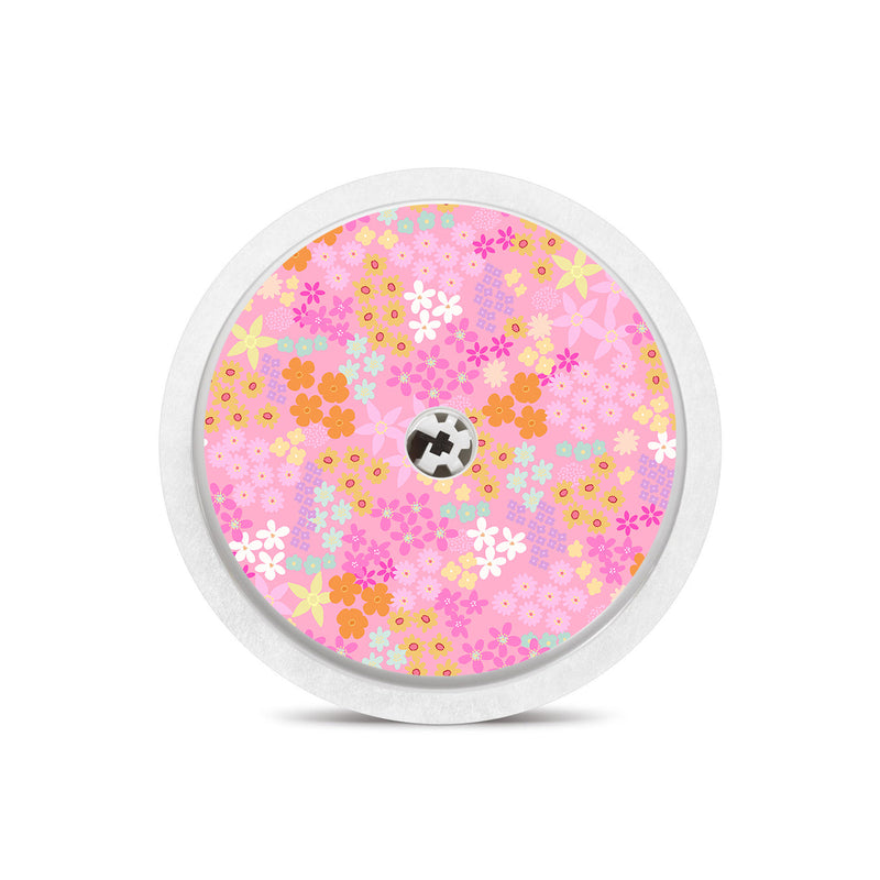 Peelz Pink Petals Freestyle Libre 2 Sticker - Pump Peelz Peelz/Stickers
