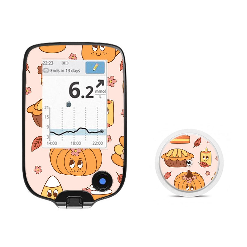 Peelz Cozy Harvest Freestyle Libre 2 Sticker - Pump Peelz Peelz/Stickers