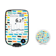 Peelz Colorful Sticks Freestyle Libre 2 Sticker - Pump Peelz Peelz/Stickers
