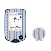 Peelz Boardwalk Waves Freestyle Libre 2 Sticker - Pump Peelz Peelz/Stickers