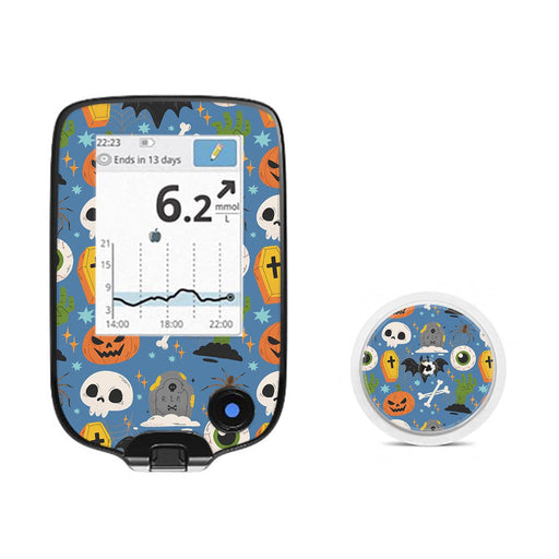 Peelz Spooky Night Freestyle Libre 2 Sticker - Pump Peelz Peelz/Stickers
