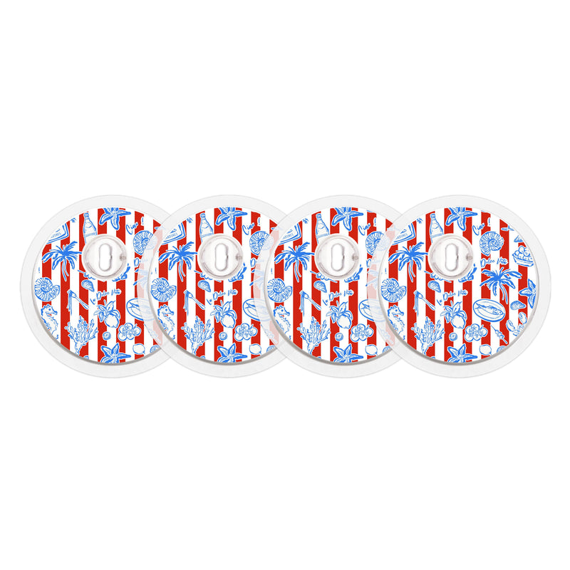 Peelz Spritz Parade FreeStyle Libre 3 Plus & Lingo  Sensor Sticker - Pump Peelz Peelz/Stickers