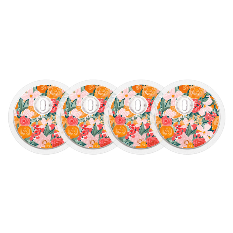 Peelz Blush Blossom Designed for the FreeStyle Libre 3 Plus & Lingo  Sensor Peelz/Stickers