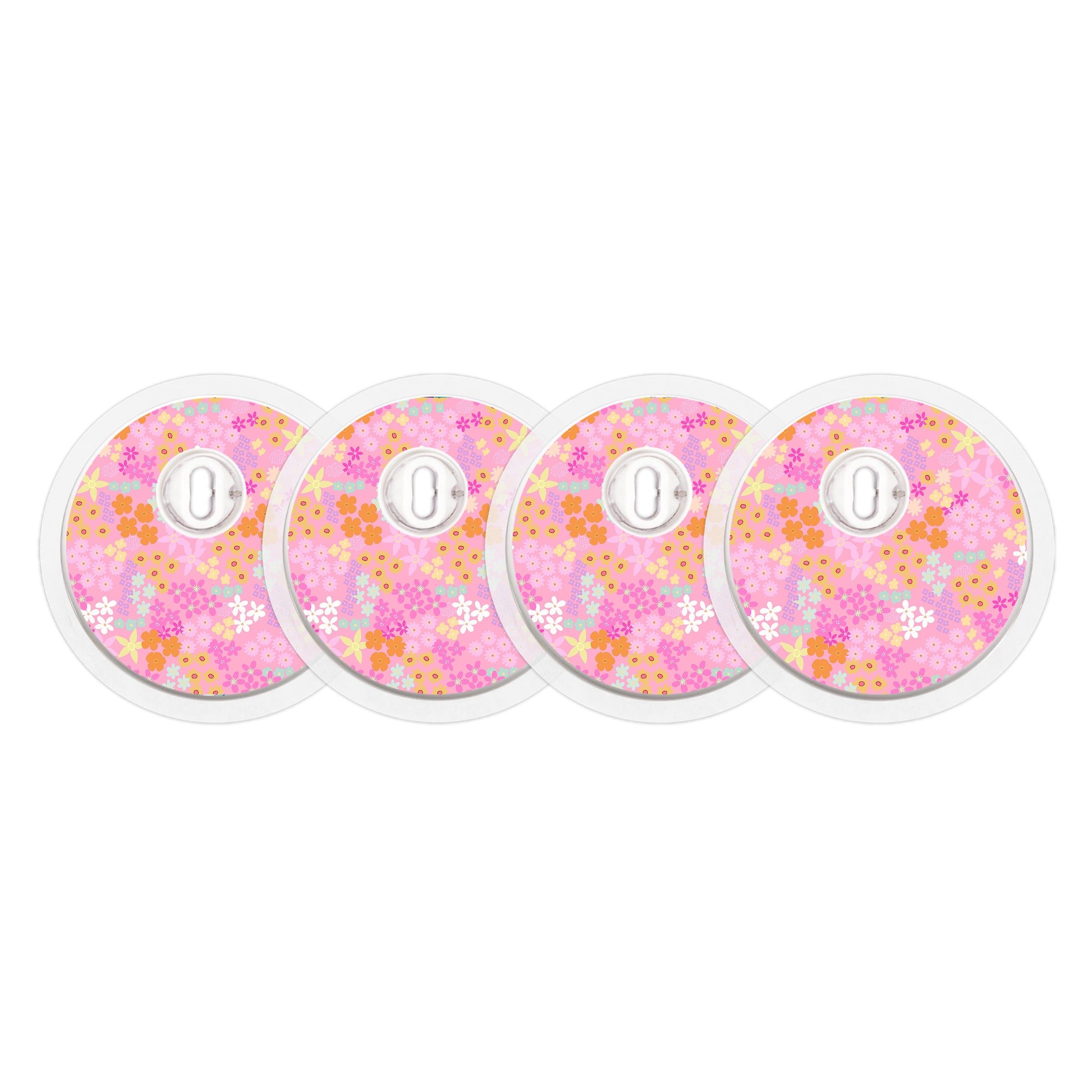 Pink Petals FreeStyle Libre 3 Plus & Lingo Sensor Sticker - Pump Peelz ...