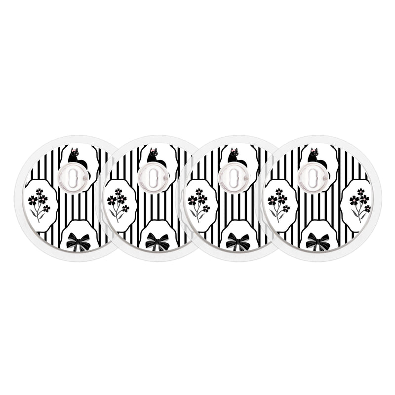 Peelz Midnight Cat FreeStyle Libre 3 Plus & Lingo  Sensor Sticker - Pump Peelz Peelz/Stickers