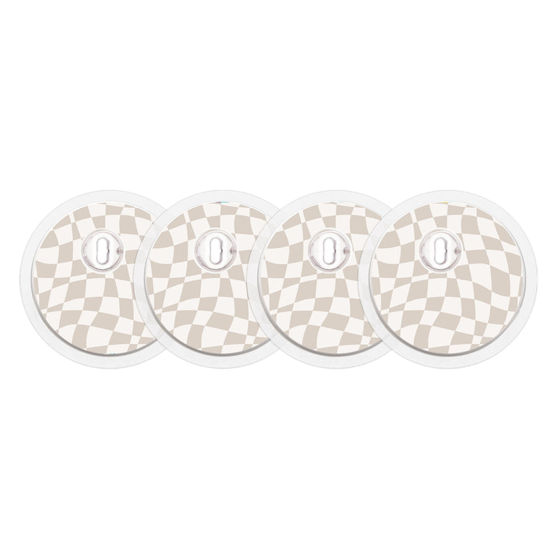 Peelz Creamy Check FreeStyle Libre 3 Plus & Lingo  Sensor Sticker - Pump Peelz Peelz/Stickers