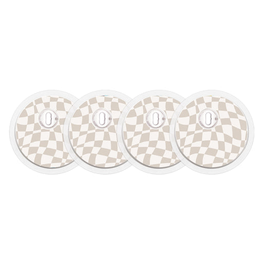 Peelz Creamy Check FreeStyle Libre 3 Plus & Lingo  Sensor Sticker - Pump Peelz Peelz/Stickers