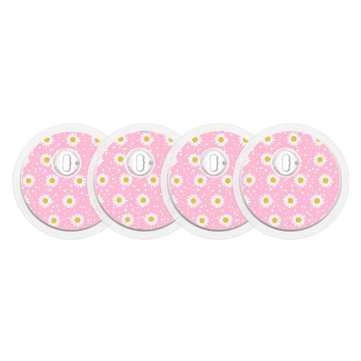 Peelz Spring Daisy FreeStyle Libre 3 Plus & Lingo  Sensor Sticker - Pump Peelz Peelz/Stickers