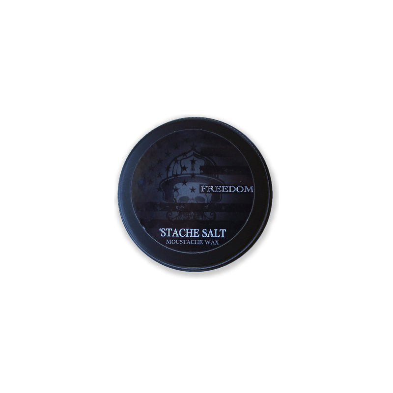 Stache Salt Moustache Wax Freedom Blend- Extra Strong Moustache Wax Moustache Wax