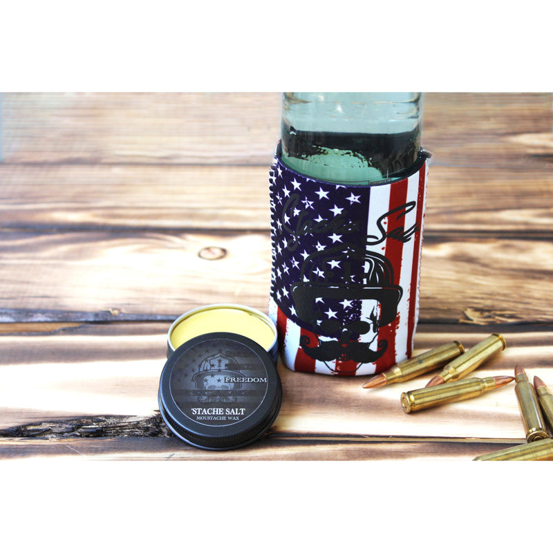 Stache Salt Moustache Wax Freedom Blend- Extra Strong Moustache Wax Moustache Wax