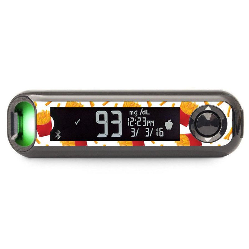 Peelz French Fries Bayer Contour© Next One Glucometer Peelz/Stickers