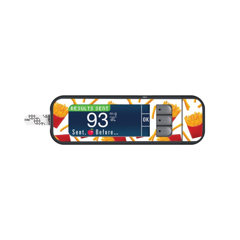 Peelz French Fries for Bayer Contour Next Glucometer Peelz/Stickers
