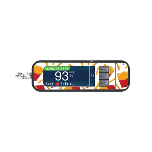 Peelz French Fries for Bayer Contour Next Glucometer Peelz/Stickers