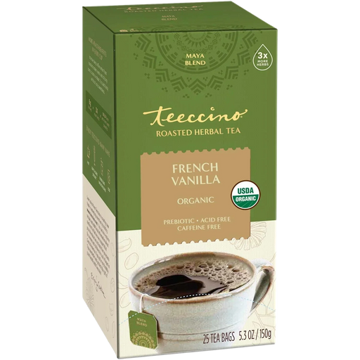 Teeccino French Vanilla Roasted Herbal Tea Herbal Tea