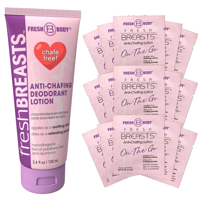 Fresh Body FB® Fresh Breasts Anti-Chafing Cream 3.4 oz Feminine Deodorant