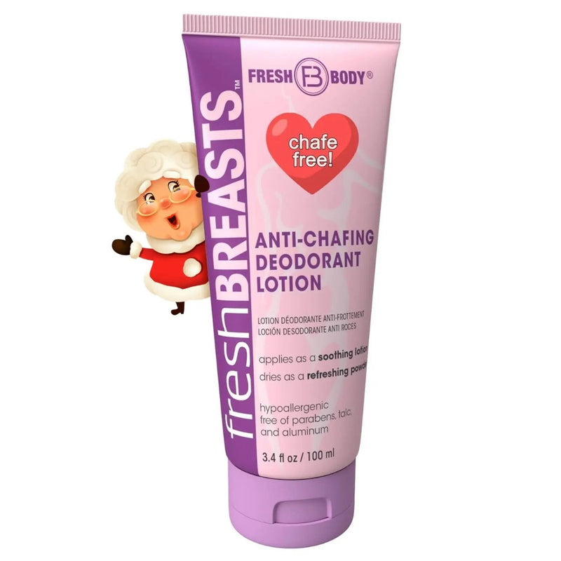 Fresh Body FB® Fresh Breasts Anti-Chafing Cream 3.4 oz Feminine Deodorant