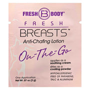 Fresh Body FB® Fresh Breasts On-The-Go Anti-Chafing Cream Packets (select quantity) Feminine Deodorant