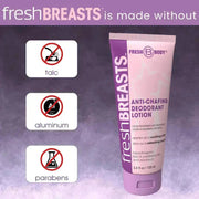 Fresh Body FB® Fresh Breasts Anti-Chafing Cream 3.4 oz Feminine Deodorant