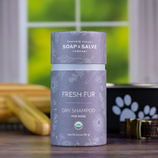 Chagrin Valley Soap & Salve Dry Shampoo: Fresh Fur Dog Dry Shampoo Pets