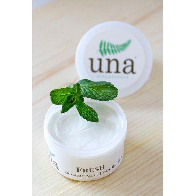 Una Biologicals® Fresh Mint Foot Butter | Natural Body Lotion | Una Biologicals Foot Butter