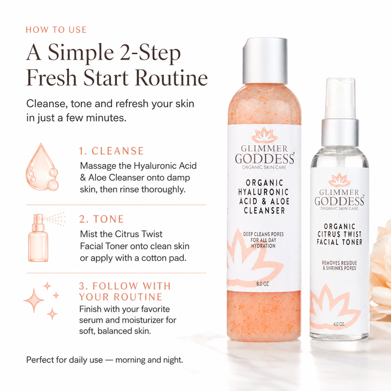 Fresh Start Duo – Hydrating Cleanser & Toner
