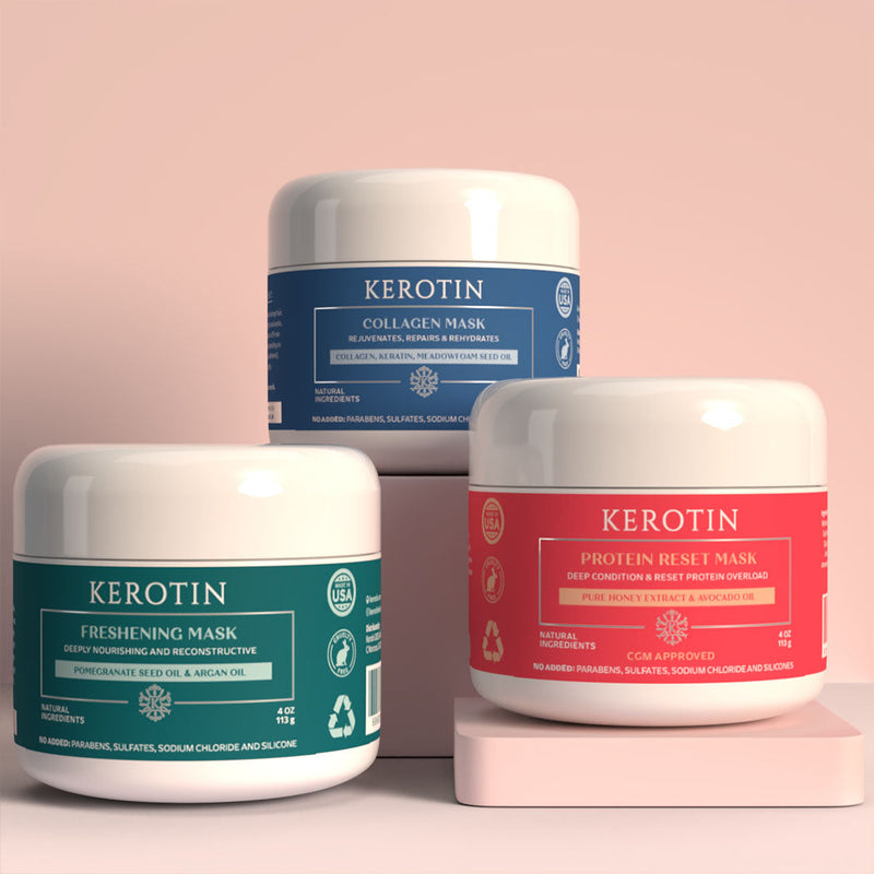 Kerotin Hair Mask Trio