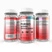 Suplementos Laura Posada by The Brand Atelier Fuego | Potenciador Avanzado del Bienestar Íntimo Femenino