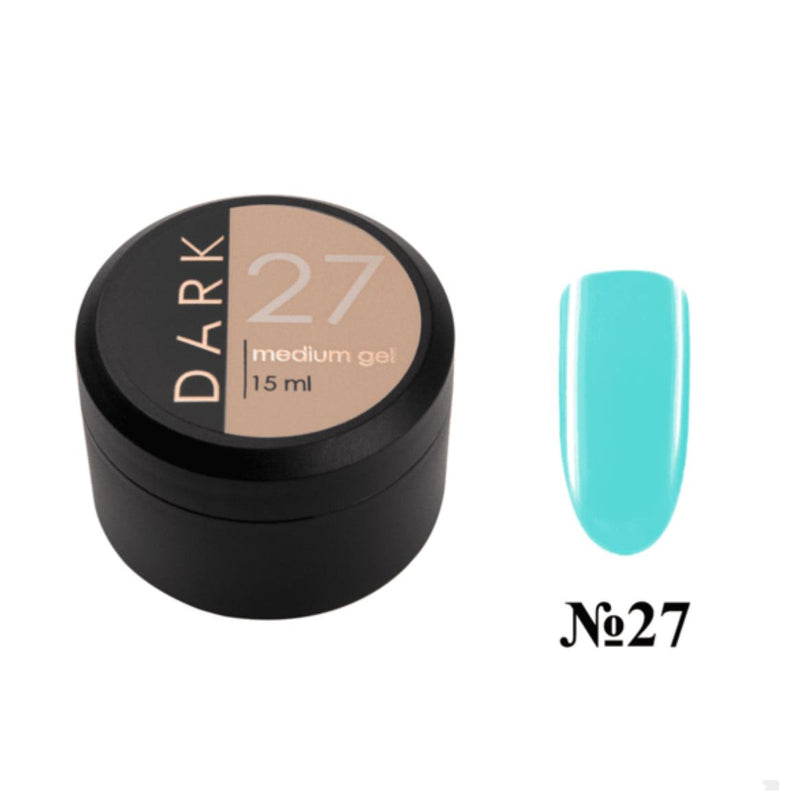 nbmsupply DARK MEDIUM GEL №27, 15 ML (WITHOUT BRUSH) DMG2715