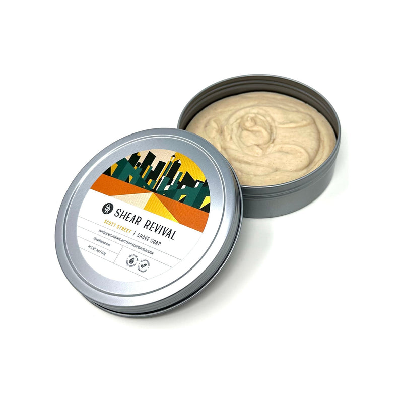 SHEAR REVIVAL Scott Street Shave Soap Skin