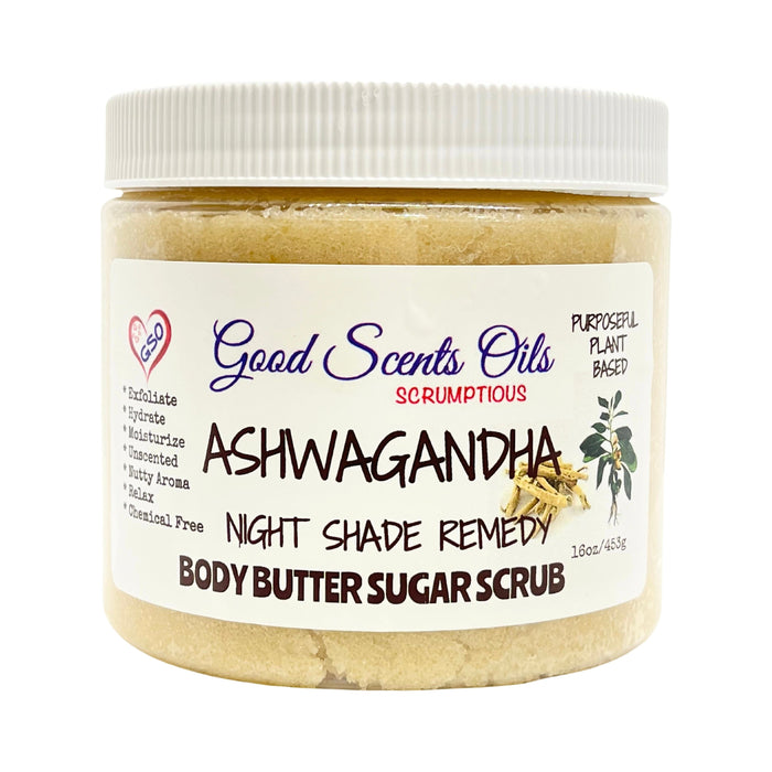 Good Scents Oils - Ashwagandha Plant Based Body Scrub 16 Oz
