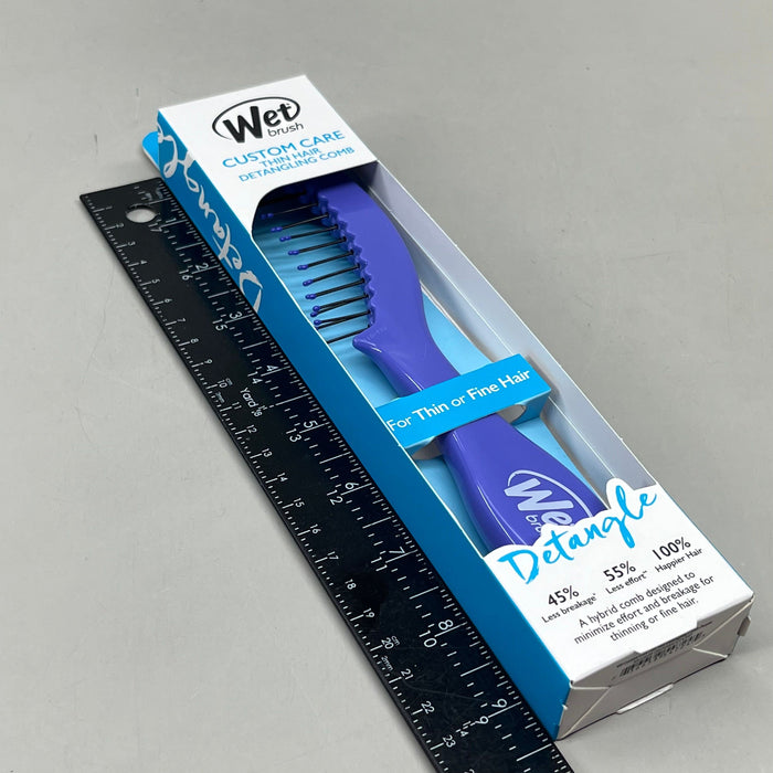 Paywut - Wet Brush (2-Pack!) Custom Care Thin Hair Detangling Comb Purple 0620Wccpurp