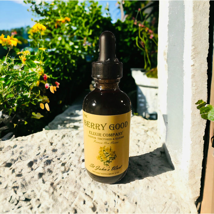 The Berry Good Elixir Co - St. John’s wort 2oz.