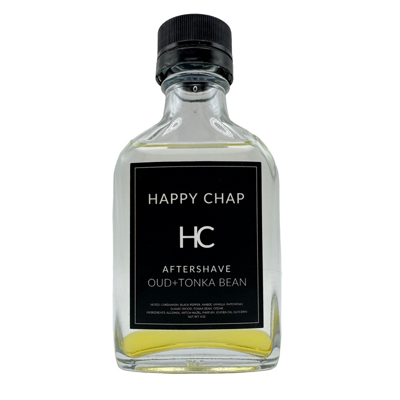 Happy Chap Happy Chap Oud + Tonka Bean Shaving Collection Shaving Set