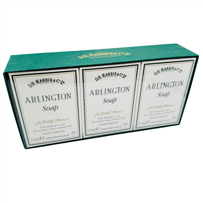 D. R. Harris & Co Arlington Bath Soap Box of 3 x 150g