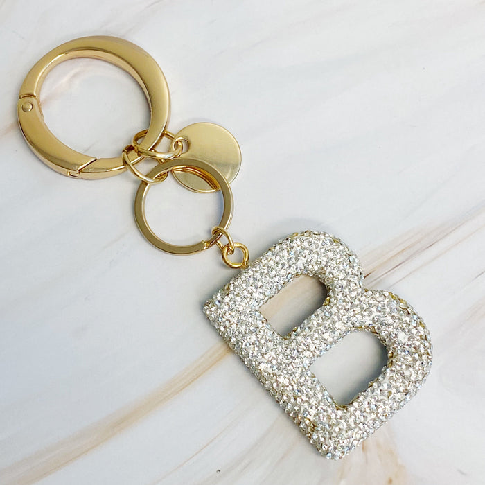 It Girl Glam Initial Key Chain