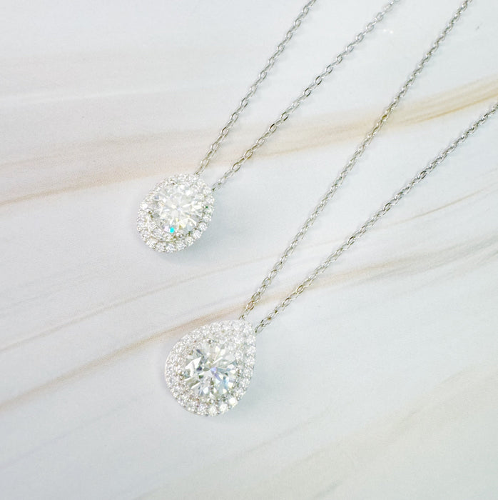 Moissanite Pendant Necklace